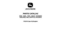 Parts Catalogs for Timberjack G Series model 548g Skidders