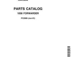 Parts Catalogs for Timberjack 58 Series model 1058 Forwarders