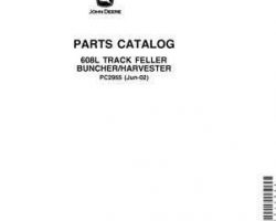 Parts Catalogs for Timberjack 608 Series model 608l Tracked Feller Bunchers