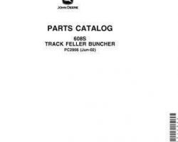 Parts Catalogs for Timberjack 608 Series model 608s Tracked Feller Bunchers