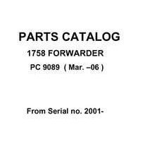 Parts Catalogs for Timberjack 58 Series model 1758 Forwarders
