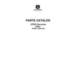 Parts Catalogs for Timberjack D Series model 1270d Wheeled Harvesters