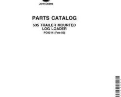 Parts Catalogs for Timberjack 35 Series model 535 Knuckleboom Loader