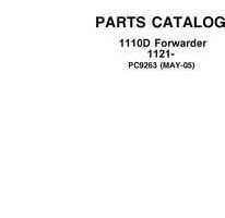 Parts Catalogs for Timberjack D Series model 1110d Forwarders