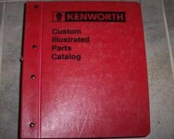 1989 Kenworth K100 Truck Parts Catalog