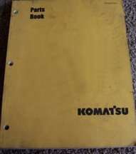 Komatsu Excavators Model Pc120-5K Partsbook - S/N K20001-UP