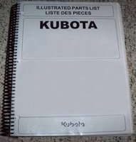 Kubota Kx Series Excavator model KX71 Mini Excavator Master Parts Manual