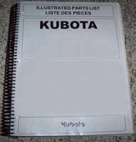 Kubota B Series Tractor model B7300 Hsd Master Parts Manual (Parts Manual number: 100K0314) Tractor