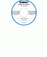 Operator's Manual on CD for Kobelco Excavators model 17SR