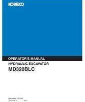 Kobelco Excavators model MD320BLC Operator's Manual
