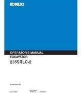 Kobelco Excavators model SK235SRLC-2 Operator's Manual