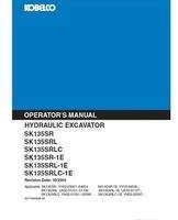 Kobelco Excavators model SK135SRL-1E Operator's Manual