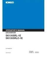 Kobelco Excavators model SK135SRL-1E Operator's Manual