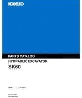 Parts Catalog for Kobelco Excavators model SK60
