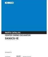 Parts Catalog for Kobelco Excavators model SK80CS