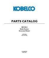 Parts Catalog for Kobelco Excavators model ED150-2