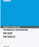 Parts Catalog for Kobelco Excavators model SK120LC