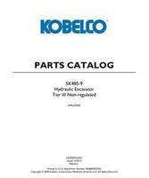 Parts Catalog for Kobelco Excavators model SK485-9