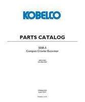 Parts Catalog for Kobelco Excavators model 50SR