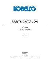 Parts Catalog for Kobelco Excavators model SK55SRX