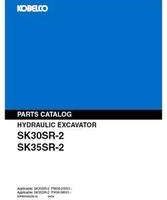 Parts Catalog for Kobelco Excavators model SK35SR