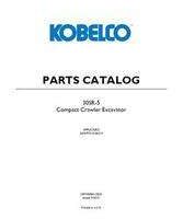 Parts Catalog for Kobelco Excavators model 30SR-5