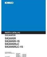 Parts Catalog for Kobelco Excavators model SK200SRLC