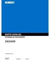 Parts Catalog for Kobelco Excavators model SK235SR