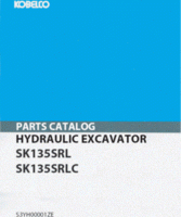 Parts Catalog for Kobelco Excavators model SK135SRL-1E