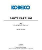 Parts Catalog for Kobelco Excavators model 75SR