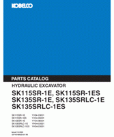 Parts Catalog for Kobelco Excavators model SK135