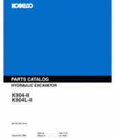 Parts Catalog for Kobelco Excavators model K904L