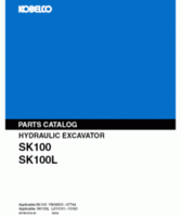 Parts Catalog for Kobelco Excavators model SK100