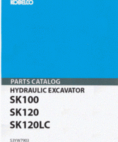 Parts Catalog for Kobelco Excavators model SK120