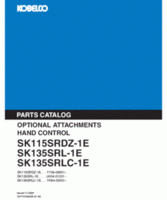 Parts Catalog for Kobelco Excavators model SK135