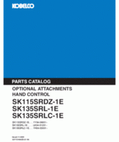 Parts Catalog for Kobelco Excavators model SK115