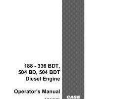 Case Engines model 504BD Operator's Manual