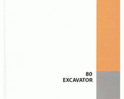 Parts Catalog for Case Excavators model 80B