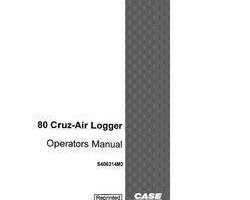 Case Excavators model 80B Operator's Manual