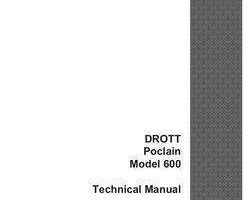 Case Excavators model 600CK B Service Manual