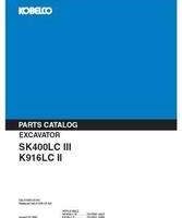 Parts Catalog for Kobelco Excavators model K916LC
