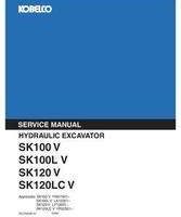 Kobelco Excavators model SK100 Service Manual
