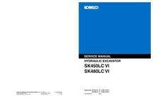Kobelco Excavators model SK450LC Service Manual