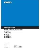 Kobelco Excavators model SK027 Service Manual