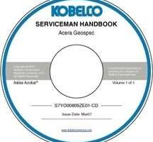 Service Manual on CD for Kobelco Excavators model SK200