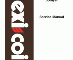 Service Manual for New Holland Sprayers model 67