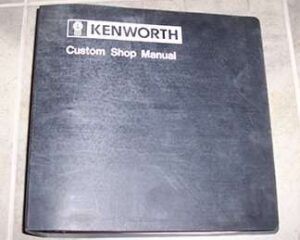 1982 Kenworth C500 Truck Service Repair Manual