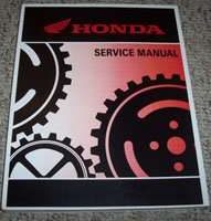2001 Honda XR250R Motorcycle Service Manual
