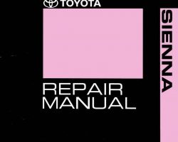 2010 Toyota Sienna Service Repair Manual