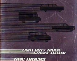 1985 GMC S-Truck & Jimmy Service Manual